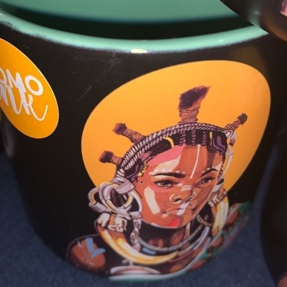 African-Inspired Ceramic Mug By Domo Ink - Picture 3 of 6